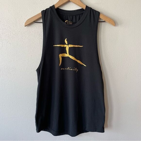 Zyia Active Black Sleeveless Tank Top - Picture 1 of 6